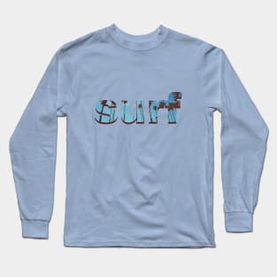 "Surf" simple shirt Long Sleeve T-Shirt